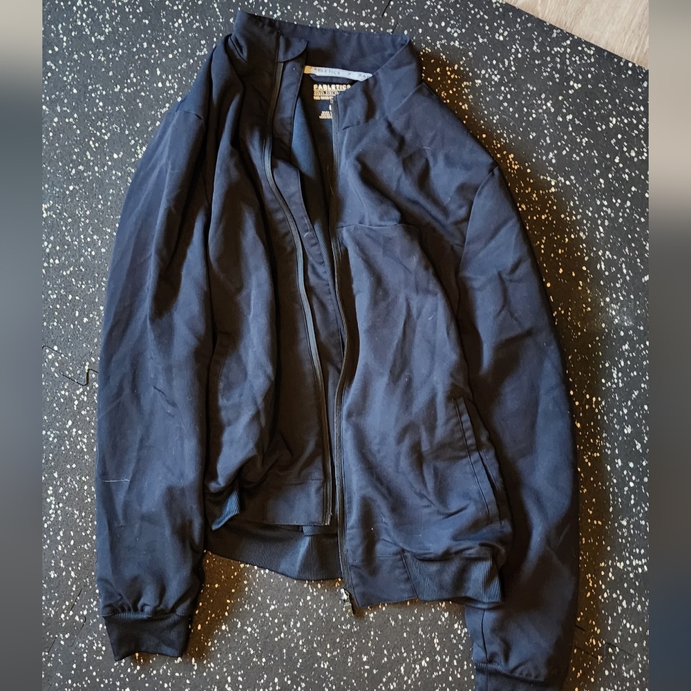 Fabletics Black Scrub Jacket Size Medium - image 1